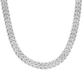 Cuban 8mm 22" Moissanite Chain